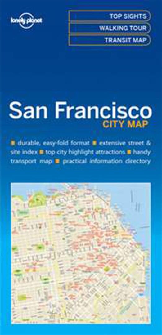Billede af San Francisco City Map - Lonely Planet - English Book