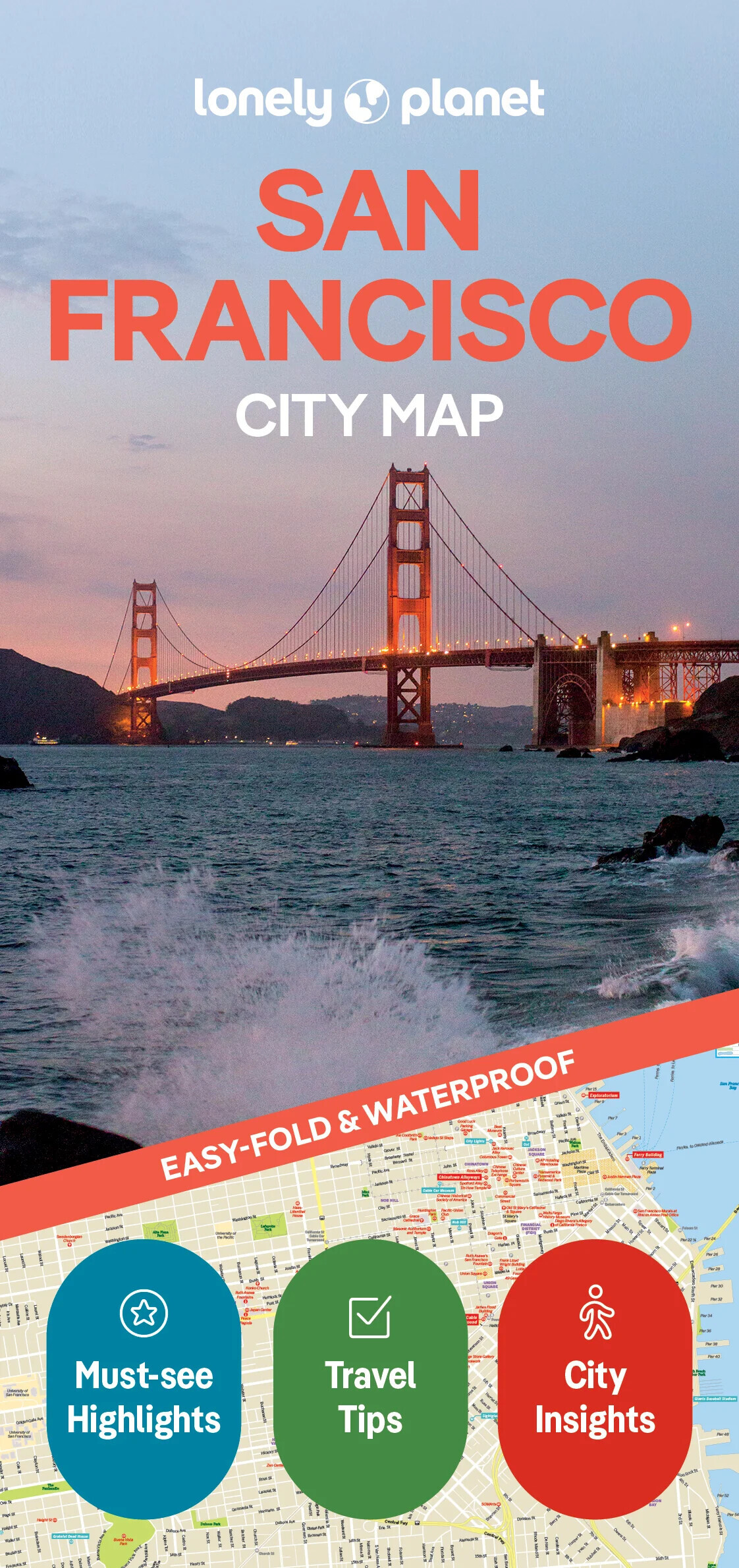 San Francisco - Lonely Planet - City Map - English book