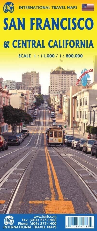 San Francisco & Northern California, International Travel Maps - English book