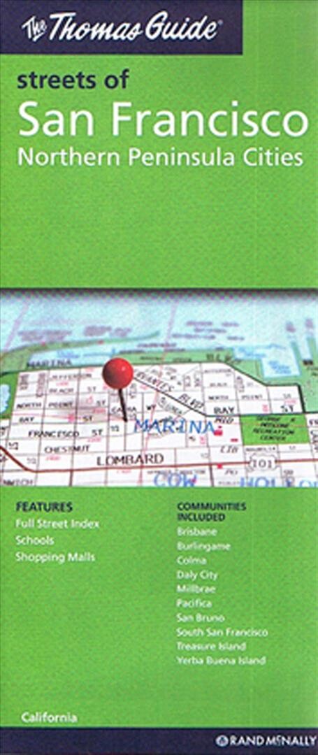 Billede af San Francisco: Northern Peninsula Cities - Rand Mcnally - English Book