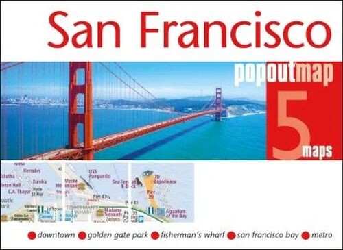San Francisco Popout Map - Popout Map - English Book