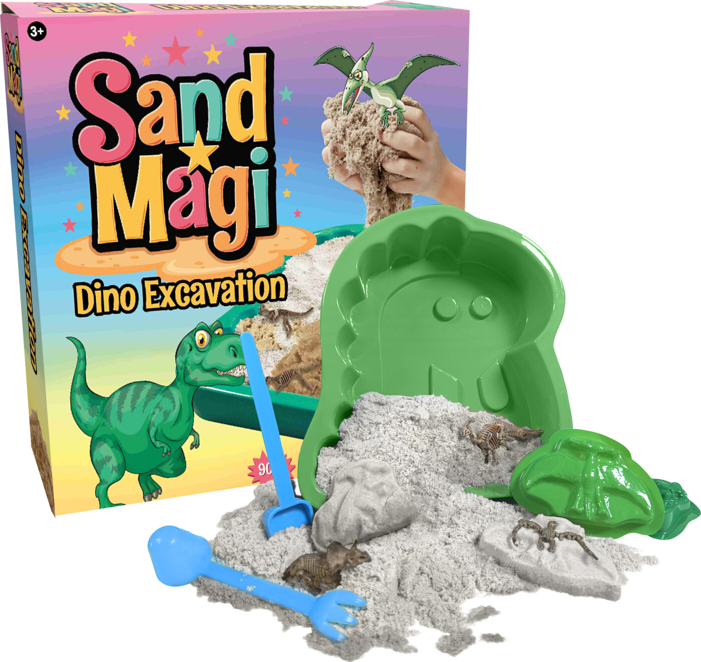 Sand Magi - Dino Excavation - Magisk Sand Legesæt