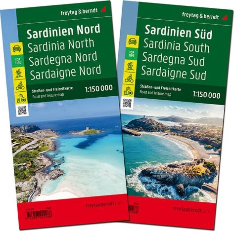 Sardinia Road & Cycle Route Set - English book
