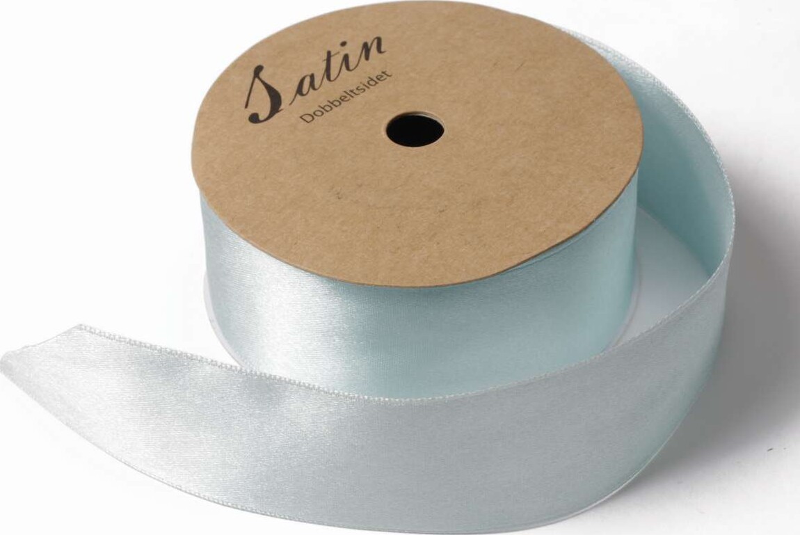 Satinbånd - B 32 Mm - Mint Grøn - 10 M