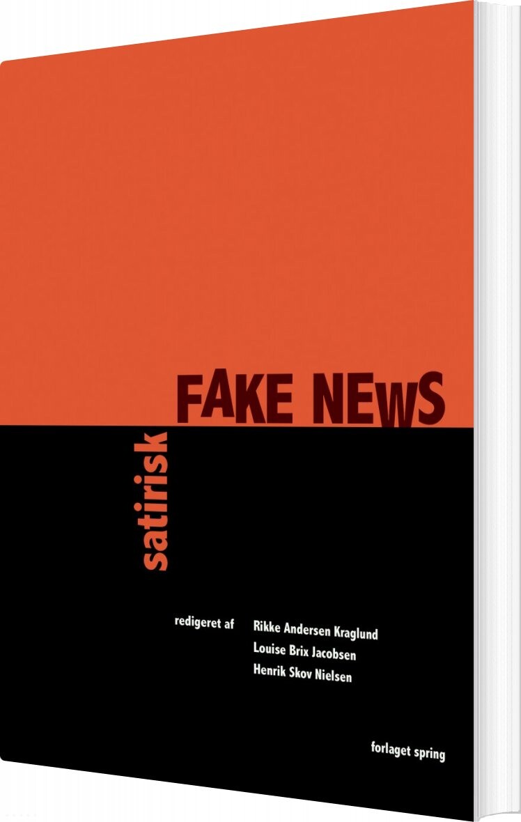 Satirisk Fake News - Henrik Skov Nielsen - Bog