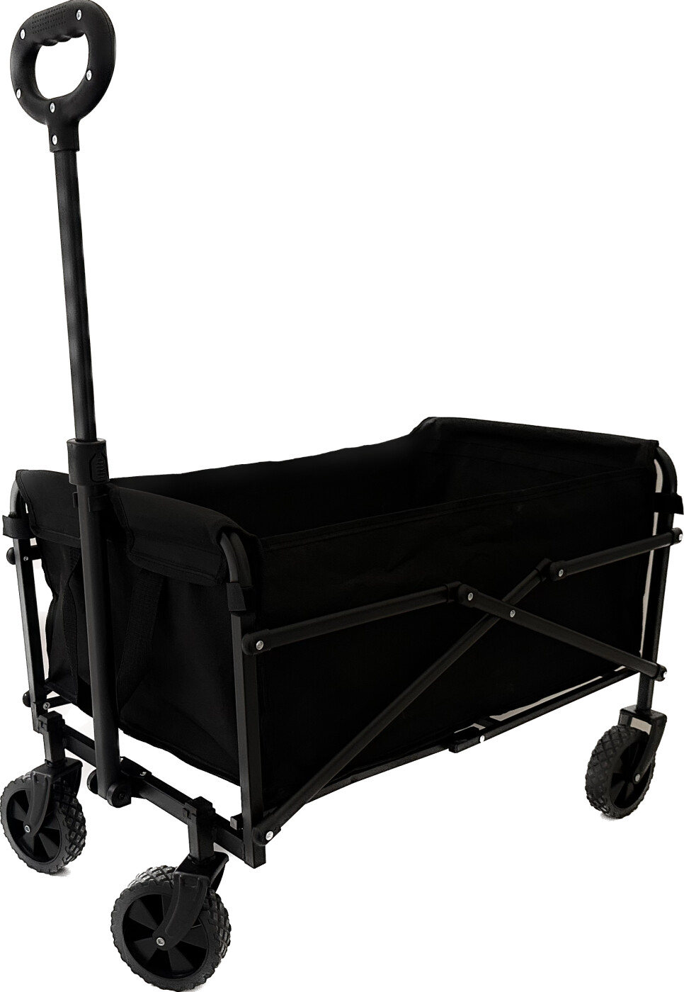 Foldbar Trækvogn - Sort - Scandinavian Collection