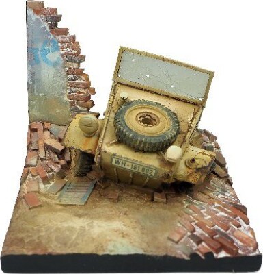 Vallejo Scenics - Kubelwagen Front - Sc008 - 7x7 Cm