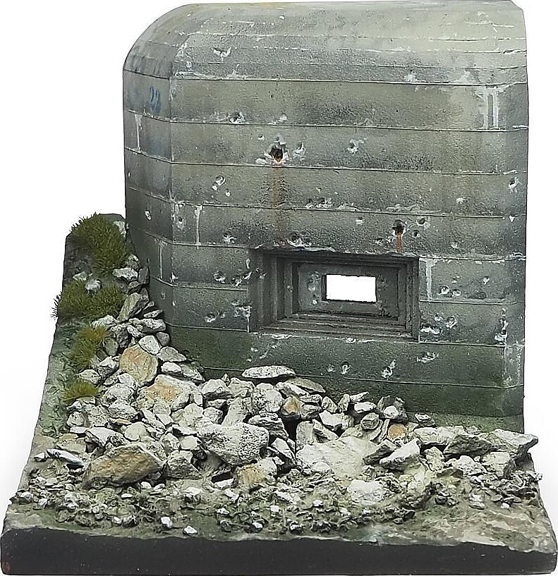 Vallejo Scenics - Wwii Bunker - Sc012 - 8x8 Cm