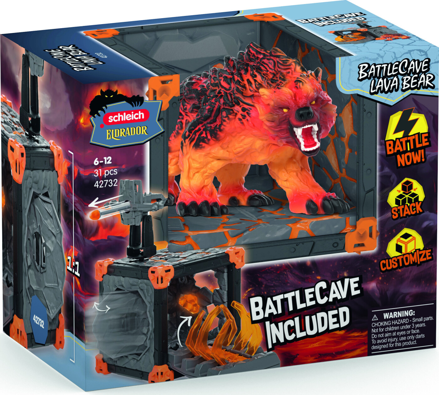 Schleich 42732 - Battlecave Lava Bear - Eldrador