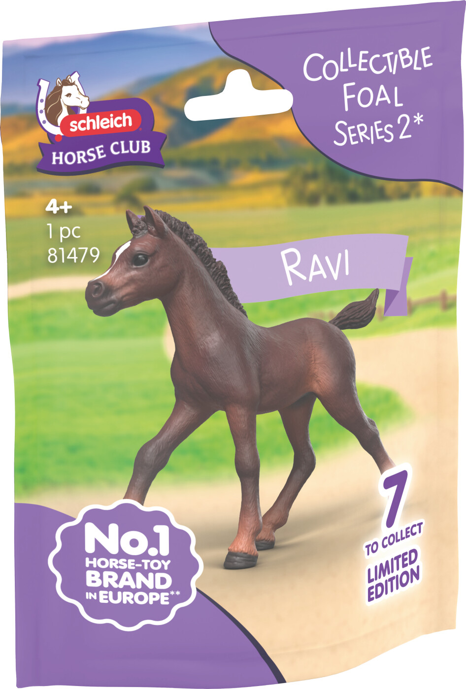 Schleich 81479 - Collectible Foal Series 2 Ravi Hest - Horse Club