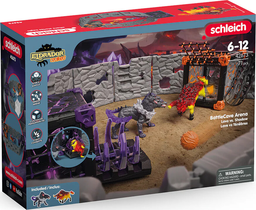 Schleich Eldrador Creatures - Battlecave Arena Lava Vs. Skygge - 42673