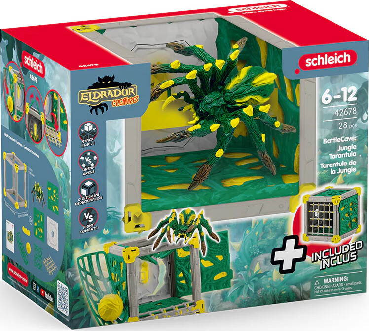 Schleich Eldrador Creatures - Battlecave Junglefugleedderkop - 42678