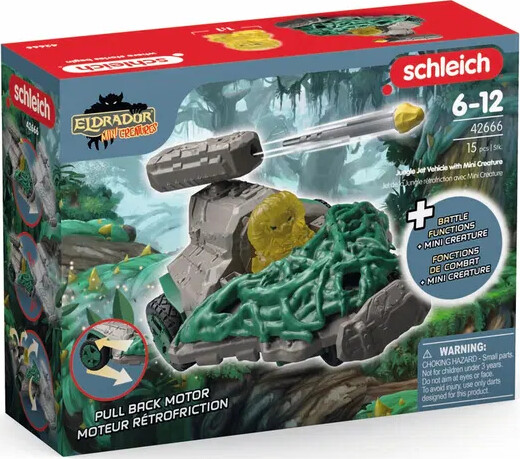 Schleich Eldrador - Jungle Jet Køretøj Med Mini Creature - 42666