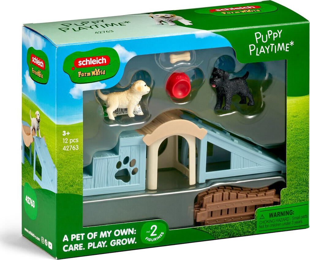 Schleich 42763 - Puppy Playtime - Farm World