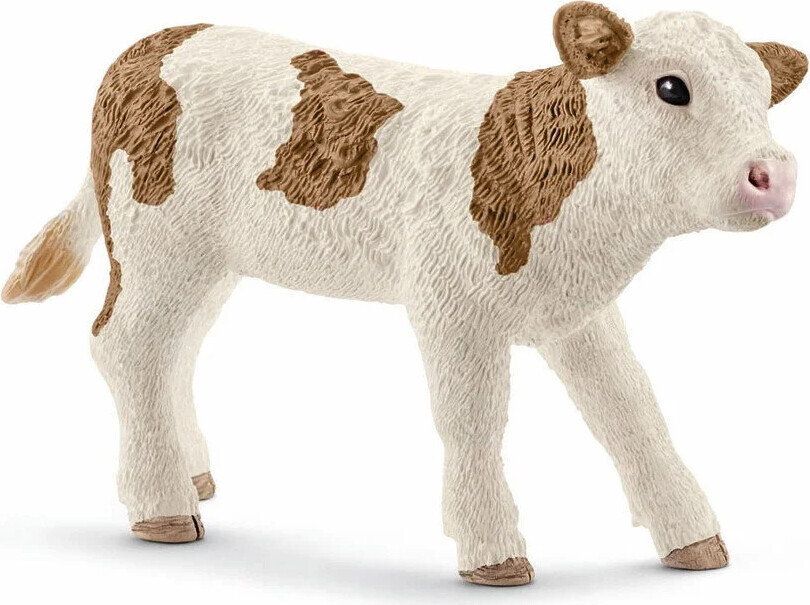 Schleich 13802 - Fleckvieh-kalv Ko - Farm World