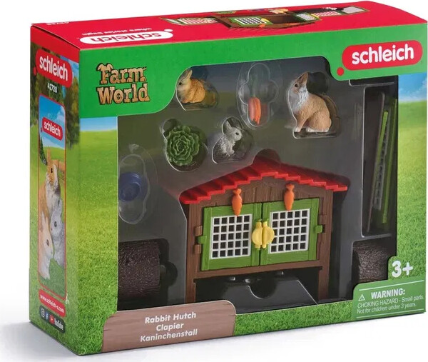 Schleich Rabbit Hutch Set - kaninbur playset til børn