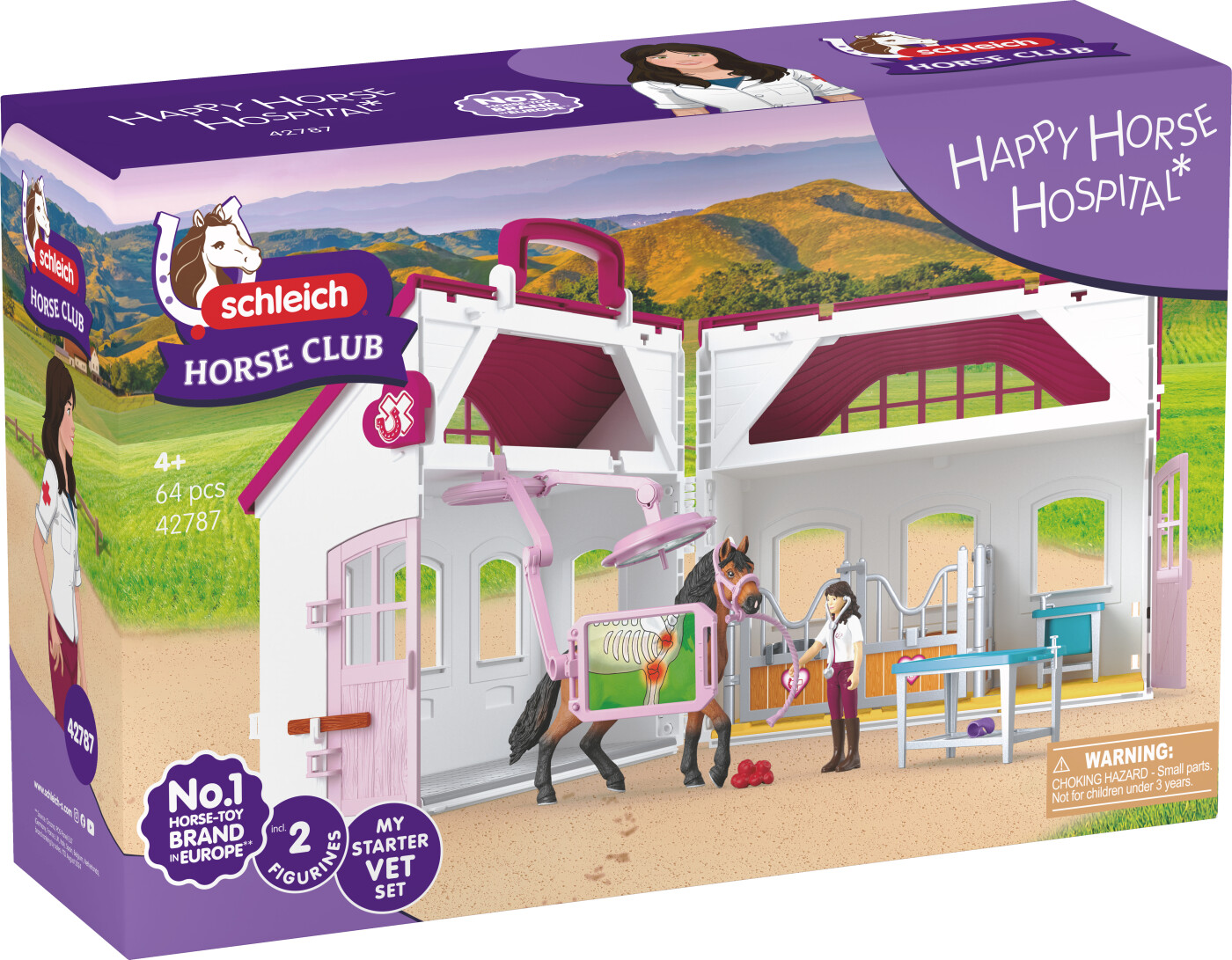 Schleich 42787 - Happy Horse Hospital - Horse Club