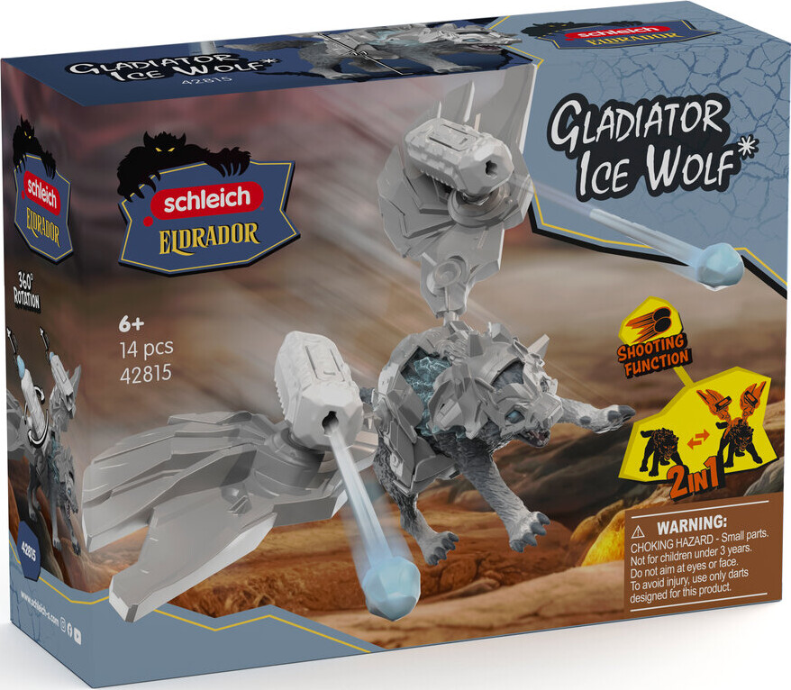 Schleich 42815 - Gladiator Ice Wolf - Eldrador Creatures