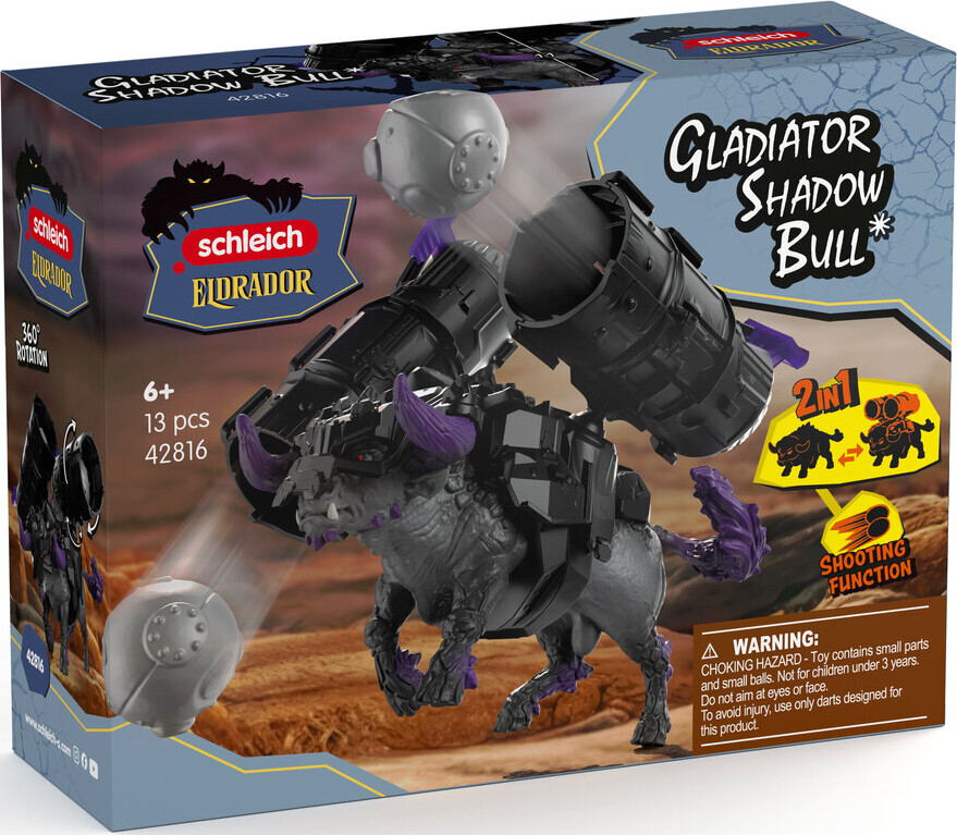 Schleich 42816 - Gladiator Shadow Bull - Eldrador Creatures