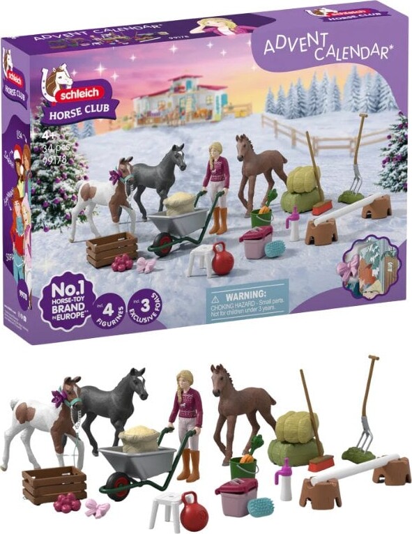 Schleich Horse Club - Julekalender Inkl. 4 Figurer 2025
