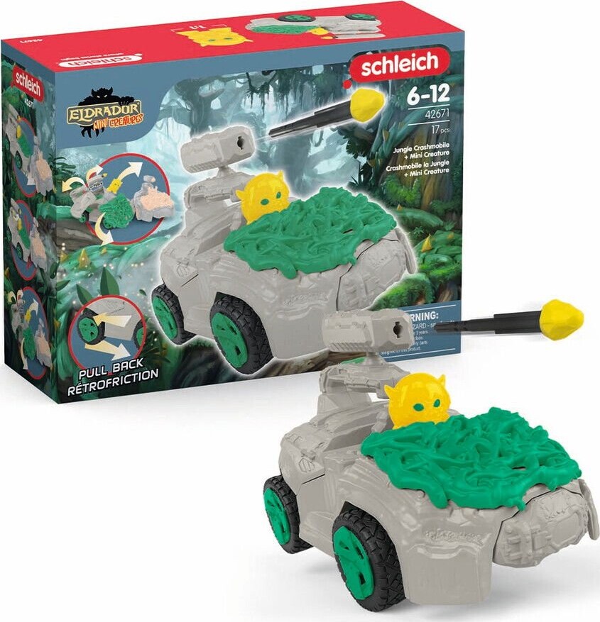 Schleich® Jungle-crashmobil Med Mini Creature