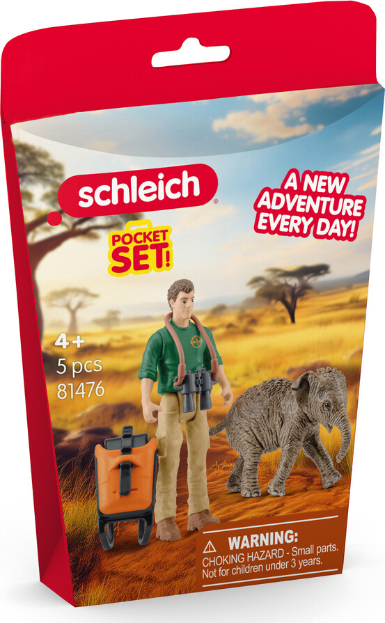 Schleich - Pocket Sæt Forsker På Ekspedition