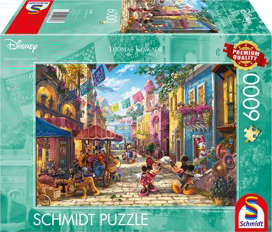 Schmidt - Thomas Kinkade: Disney - Mickey & Minnie In Mexico (6000 Pieces)