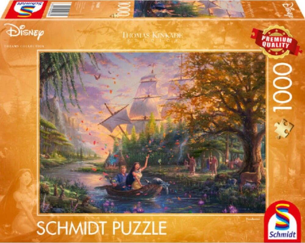 Disney Puslespil - Pocahontas - 1000 Brikker - Schmidt