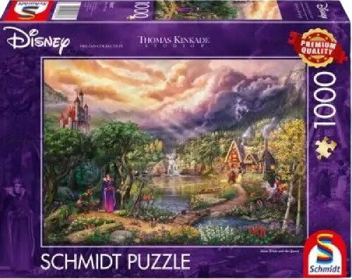 Disney Puslespil - Thomas Kinkade - Snehvide - 1000 Brikker - Schmidt