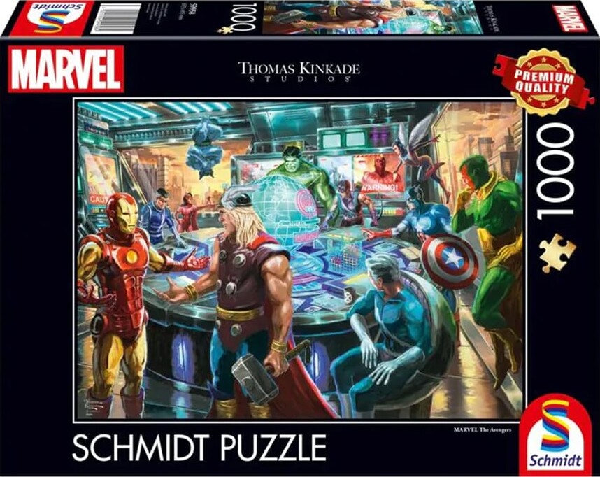 Schmidt - Thomas Kinkade: Marvel - The Avengers (1000 Pieces)