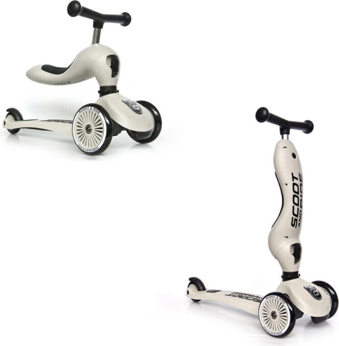 Scoot And Ride - 2-i-1 Løbecykel Og Løbehjul - Ash
