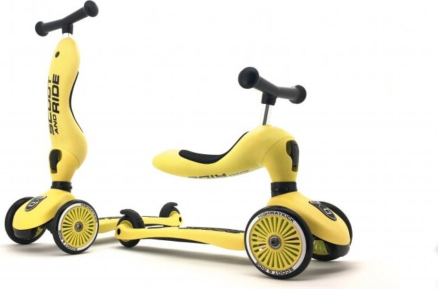 Scoot And Ride Highwaykick 1 - Løbehjul Og Løbecykel - Gul