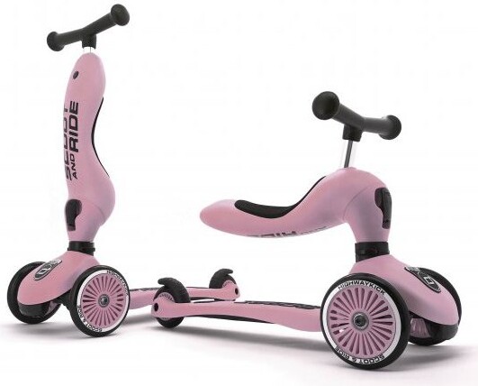 Scoot And Ride Highwaykick 1 - Løbehjul Og Løbecykel - Pink