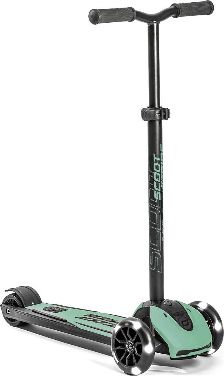 Scoot And Ride - Highwaykick 5 Led - Løbehjul Til Børn - Forest