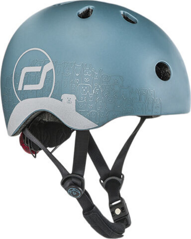 Scoot And Ride - Cykelhjelm Til Børn - Xxs - 45-51 Cm - Steel