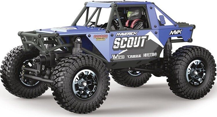 Maverick Rc - Scout-24 Rc Rock Crawler 4x4 - Blå - Mv151300