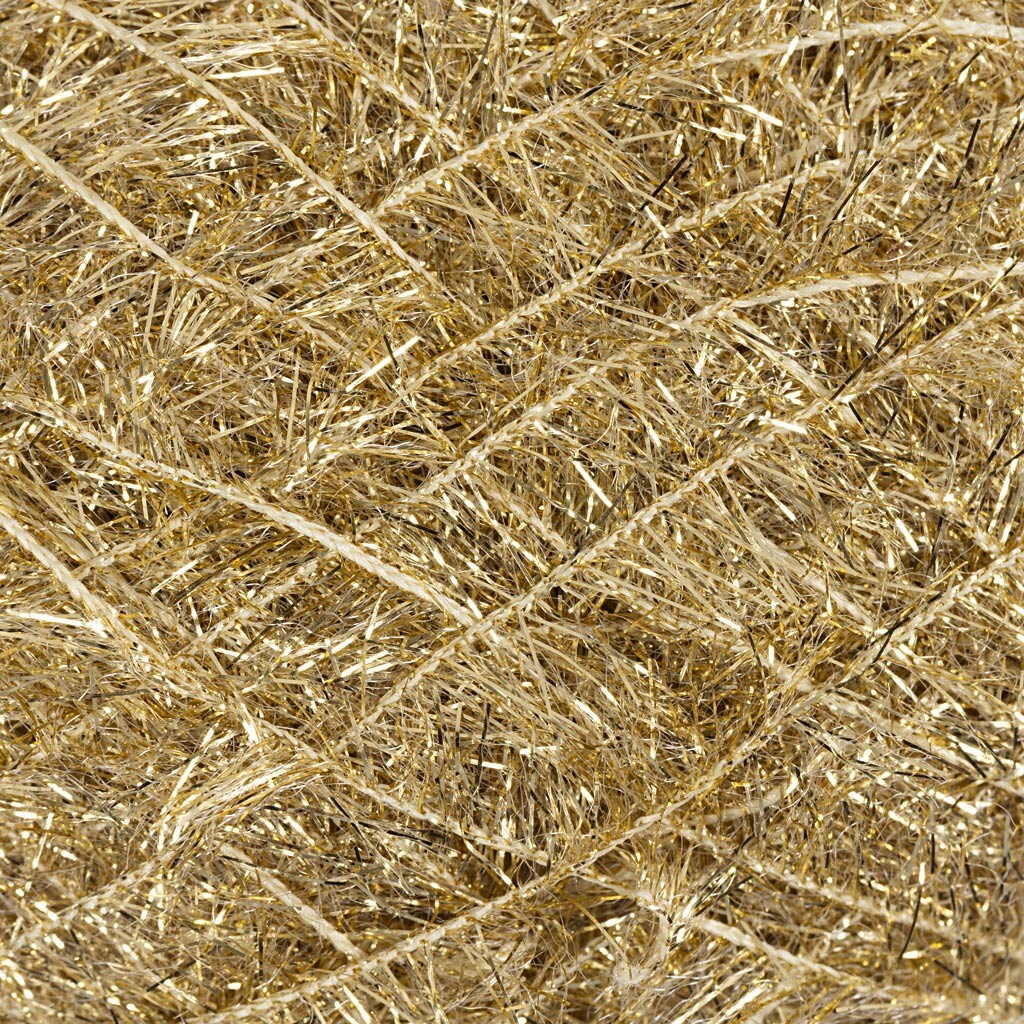 Scrubby Garn - L 90 M - Guld - 50 G