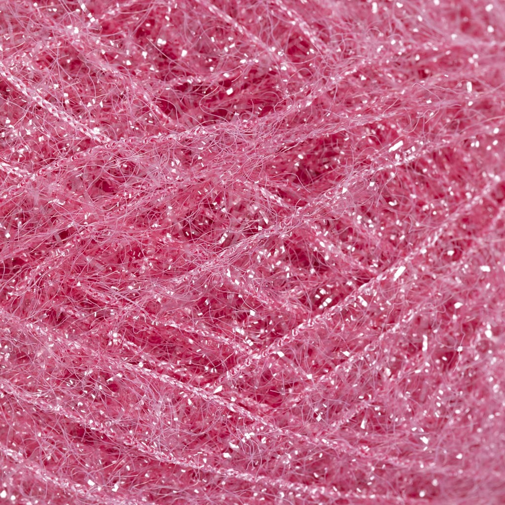 Scrubby Garn - L 90 M - Lyserød - 50 G
