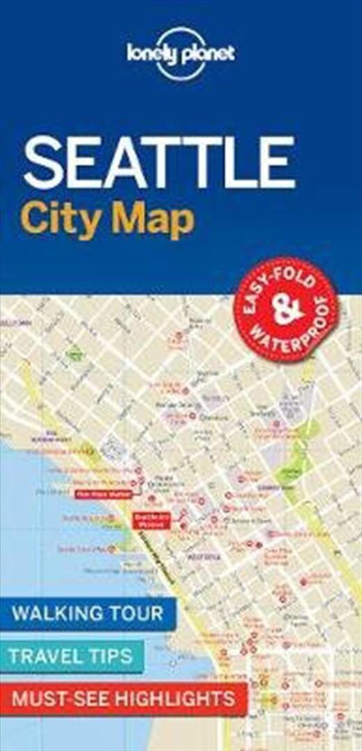 Billede af Seattle City Map - Lonely Planet - English Book