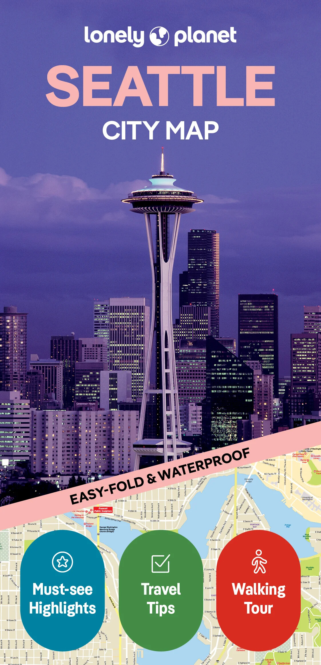 Seattle - Lonely Planet - City Map - English book