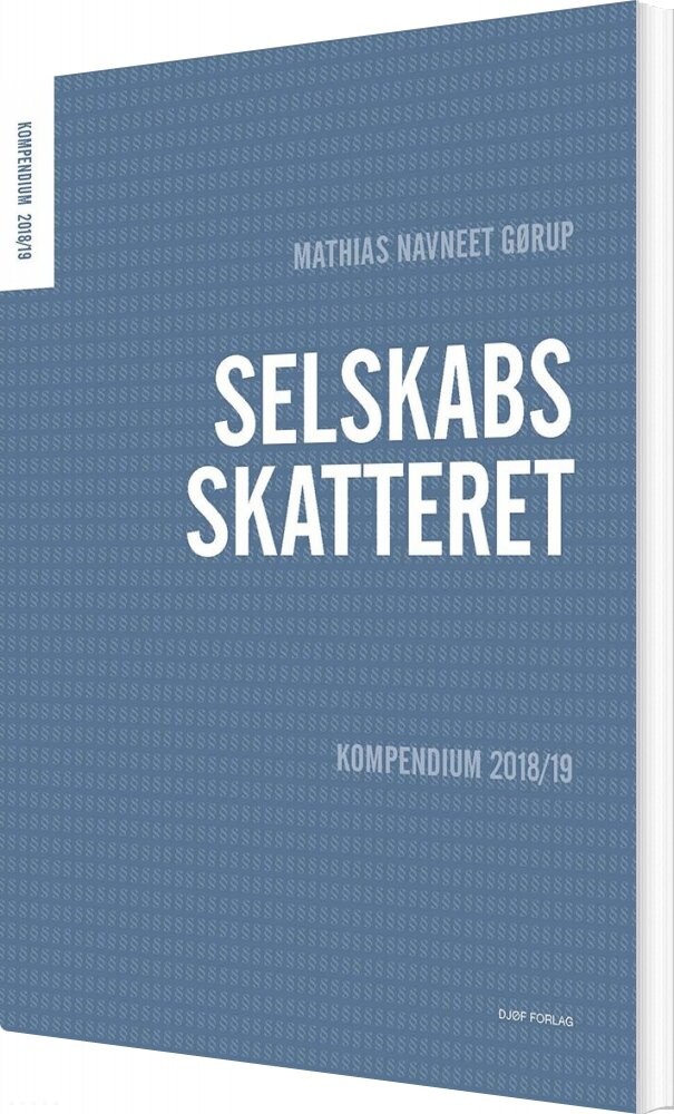 Selskabsskatteret - Mathias Navneet Gørup - Bog