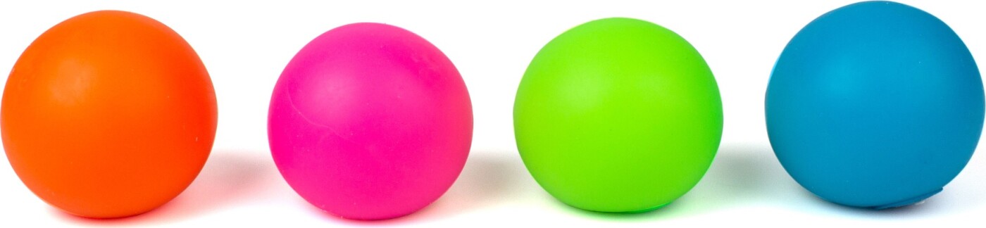 Selvlysende Squishy Stress Bold ø 6 Cm - Fidget