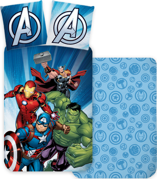 BrandMac Sengelinned - Voksenstørrelse 140 x 200 cm - Avengers (1000847)