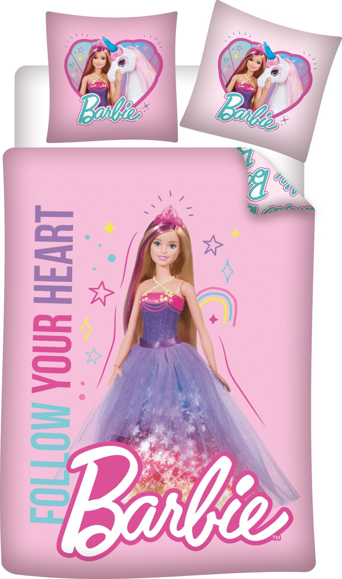 Barbie Sengetøj - Junior - 100x140 Cm