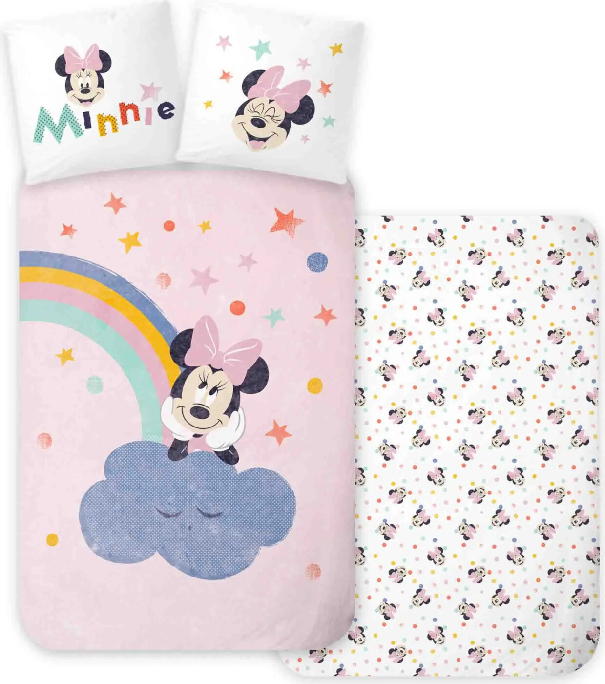 Brandmac - Minnie Mouse Sengetøj - 100x140 Cm - Junior Str.