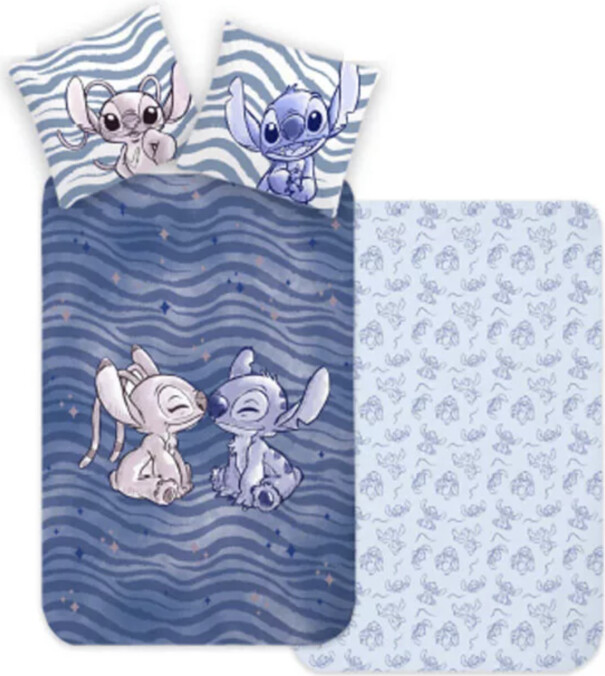 Stitch & Angel Sengetøj - 100x140 Cm - Junior Str.