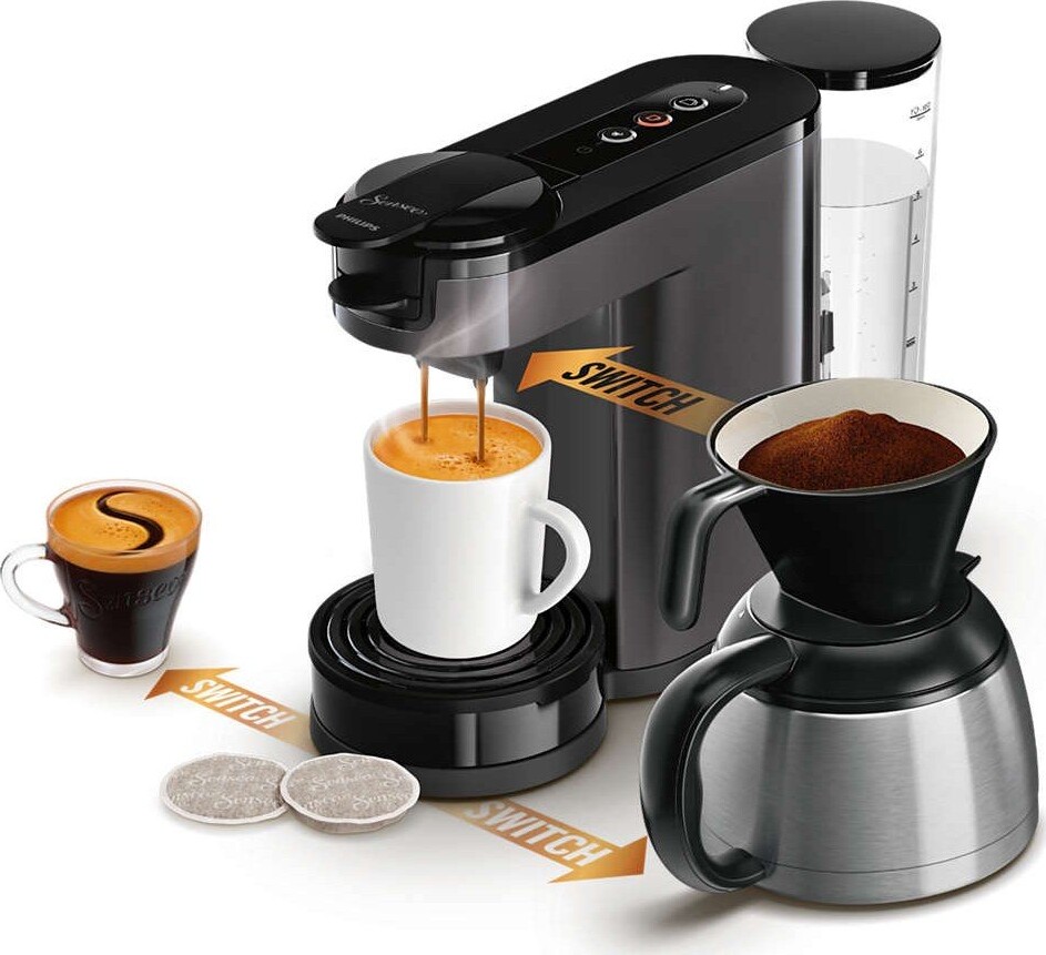 Senseo Switch 3in1 - Kaffemaskine Base - Hd6593/20