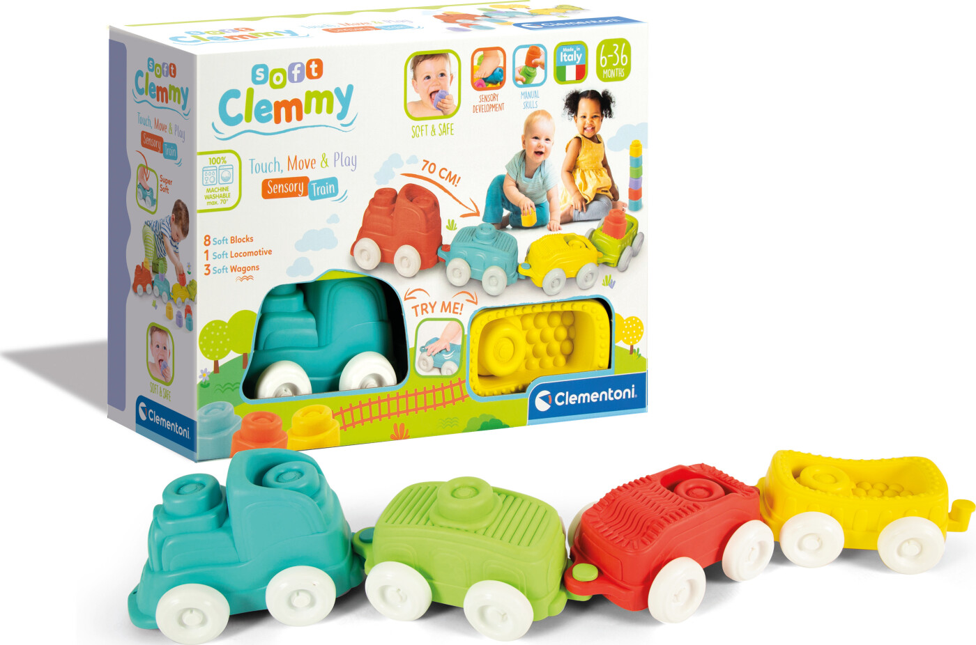 Billede af Clementoni - Soft Clemmy - Sensory Train hos Gucca.dk