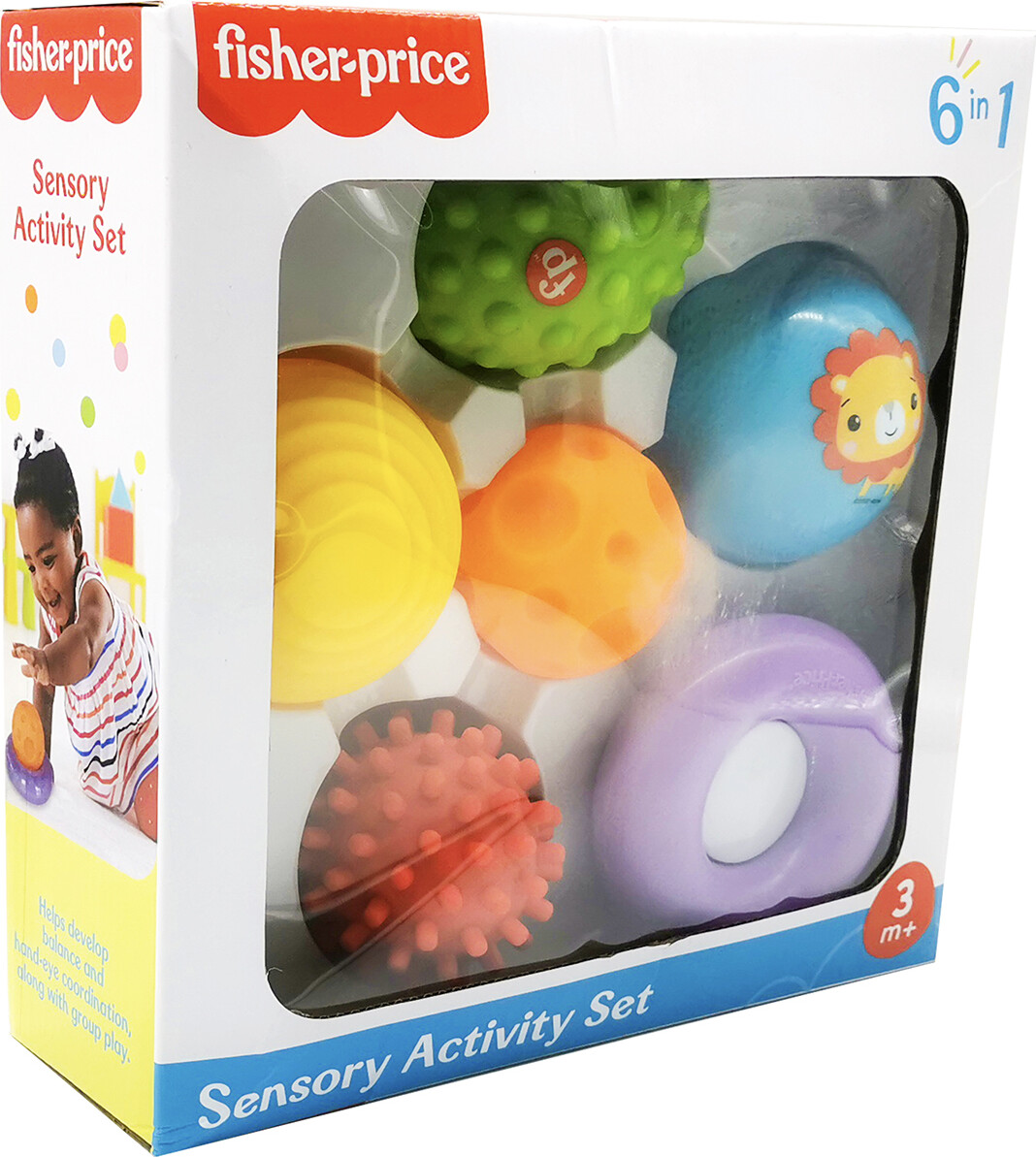 Fisher Price - 6-i-1 Sanselegetøj Aktivitetssæt