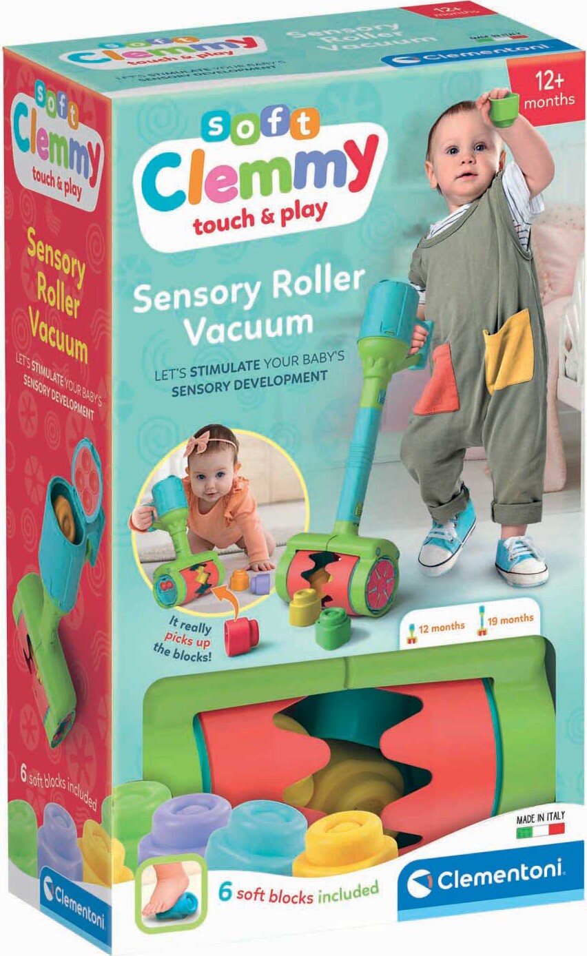 Clementoni - Sensory Roller Vacuum - Touch & Play